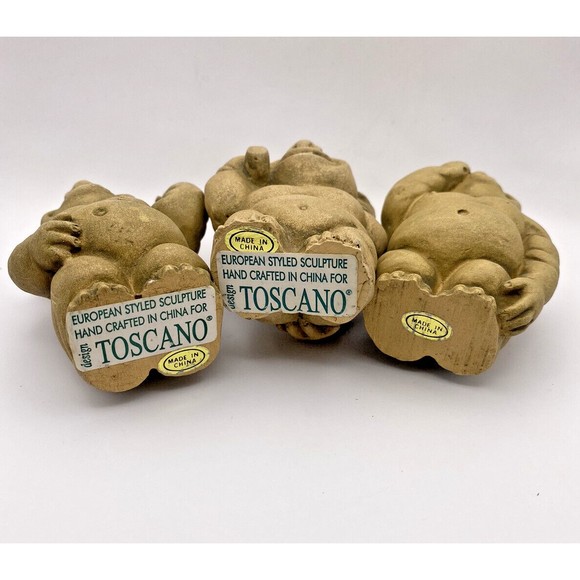 Picc-a-Dilly Design Toscano Garden Gargoyle Figurines Set of 3 Used - Picture 5 of 12